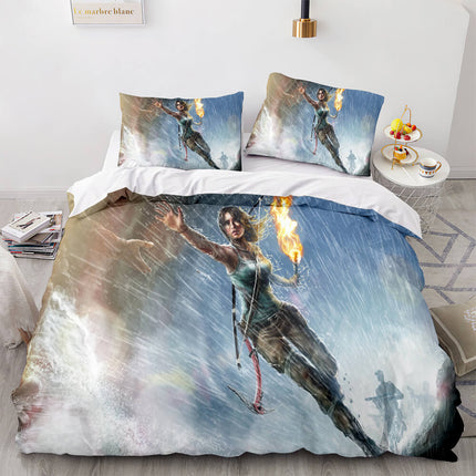 Tomb Raider Cosplay Bedding Sets Quilt Covers Without Filler