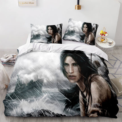 Tomb Raider Cosplay Bedding Sets Quilt Covers Without Filler