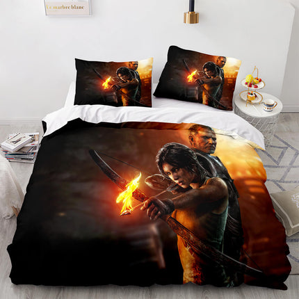 Tomb Raider Cosplay Bedding Sets Quilt Covers Without Filler