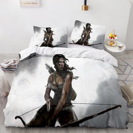 Tomb Raider Cosplay Bedding Sets Quilt Covers Without Filler