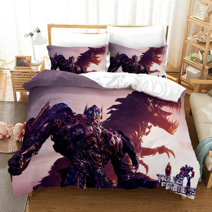 Transformers Optimus Prime Cosplay Bedding Set Quilt Cover
