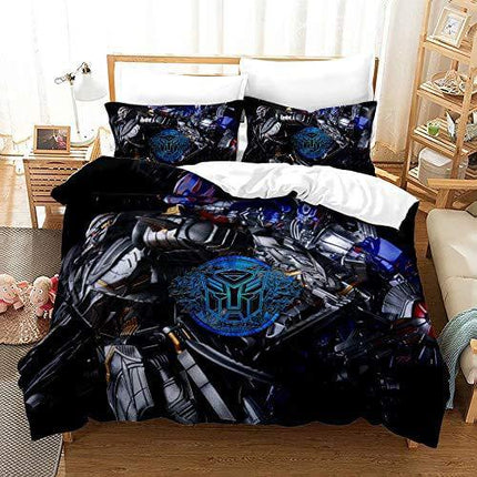 Transformers Optimus Prime Cosplay Bedding Set Quilt Cover