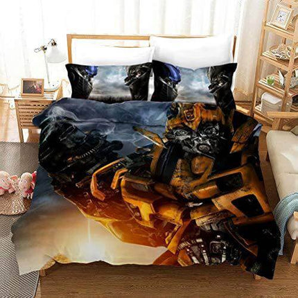 Transformers Optimus Prime Cosplay Bedding Set Quilt Cover