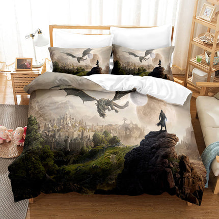 Uncharted Pattern Bedding Sets Quilt Covers Without Filler