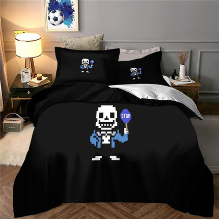Undertale Bedding Set Pattern Quilt Cover Without Filler