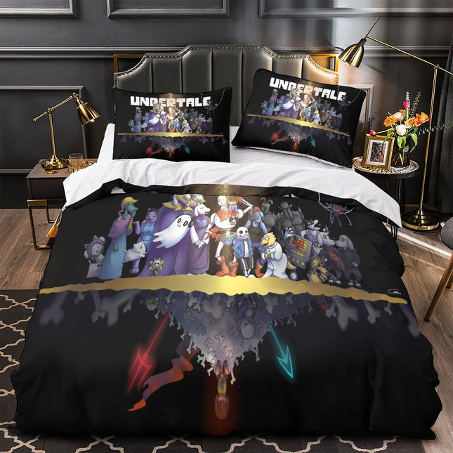 Undertale Bedding Set Pattern Quilt Cover Without Filler