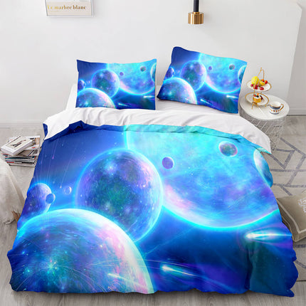 Universe Sky Outer Space 3 Piece Bedding Set Quilt Covers