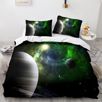 Universe Sky Outer Space 3 Piece Bedding Set Quilt Covers