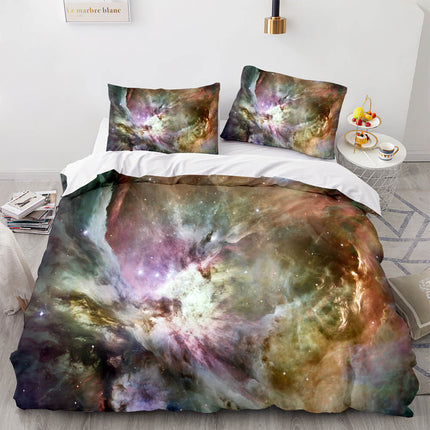 Universe Sky Outer Space 3 Piece Bedding Set Quilt Covers