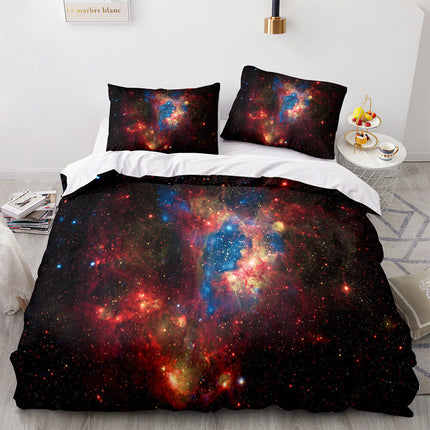 Universe Sky Outer Space 3 Piece Bedding Set Quilt Covers