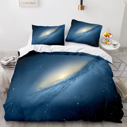 Universe Sky Outer Space 3 Piece Bedding Set Quilt Covers