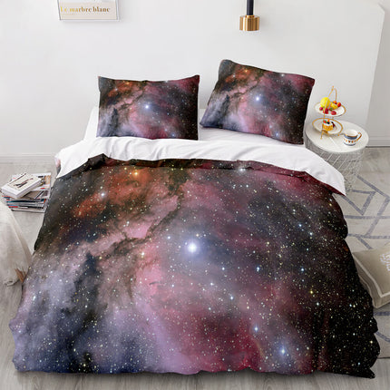 Universe Sky Outer Space 3 Piece Bedding Set Quilt Covers