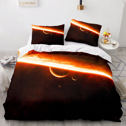 Universe Sky Outer Space 3 Piece Bedding Set Quilt Covers