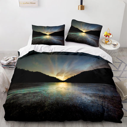 Universe Sky Outer Space 3 Piece Bedding Set Quilt Covers