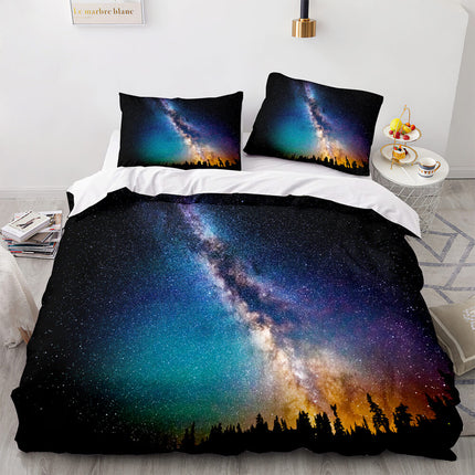 Universe Sky Outer Space 3 Piece Bedding Set Quilt Covers