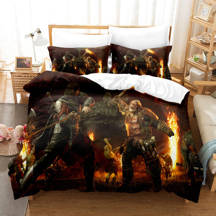 Warface War Front Cosplay 3 Piece Bedding Set Quilt Covers