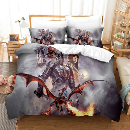 Warface War Front Cosplay 3 Piece Bedding Set Quilt Covers
