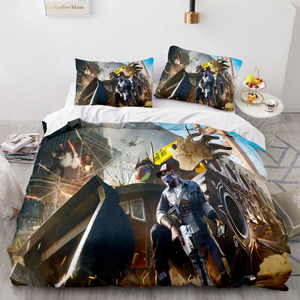 Watch Dogs Pattern Bedding Sets Quilt Cover Without Filler