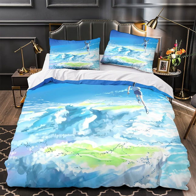 Weathering With You Bedding Set Quilt Duvet Cover Without Filler