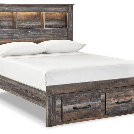 Drystan - Panel Bookcase Bed