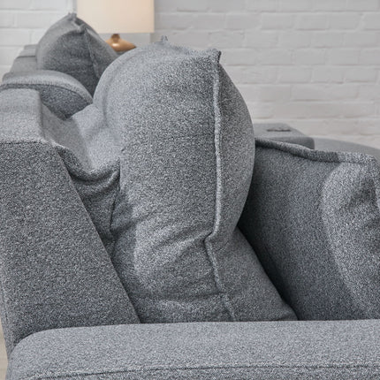 Modmax II - Reclining Sectional - Salt And Pepper