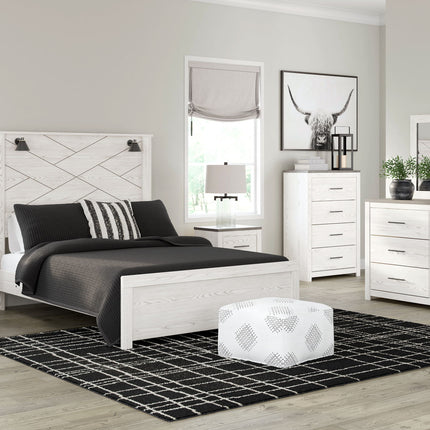 Gerridan - Panel Bedroom Set With Sconces