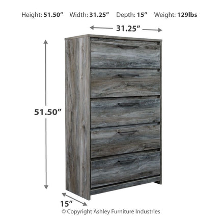 Baystorm - Panel Bedroom Set - Gray