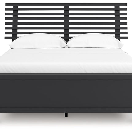 Danziar - Slat Panel Bed