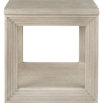Marxhart - Square End Table - Bisque