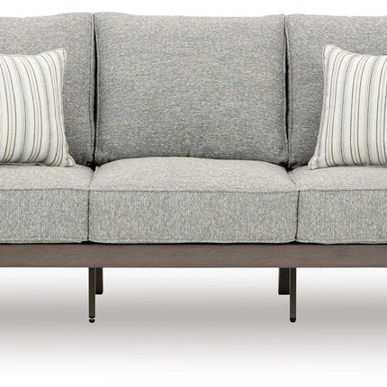 Hillside Barn - Sofa With Cushion - Gray / Brown