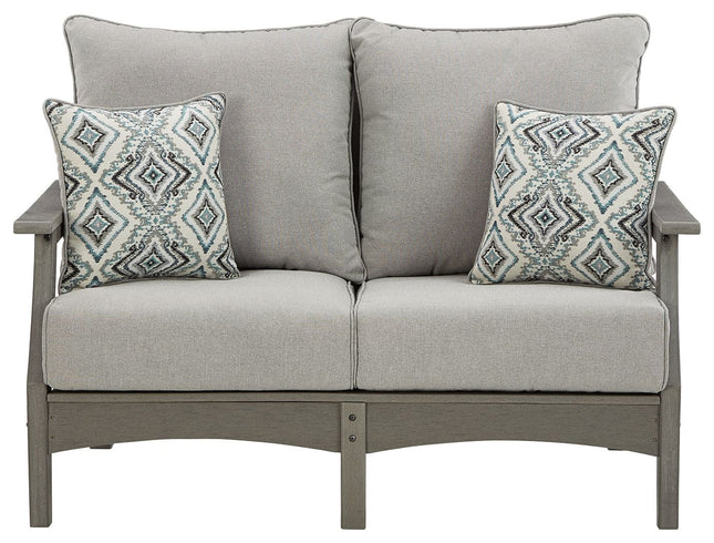 Visola - Loveseat w/Cushion - Gray