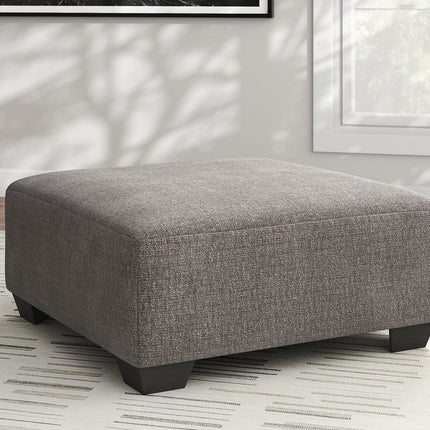 Clarington - Oversized Accent Ottoman - Greystone