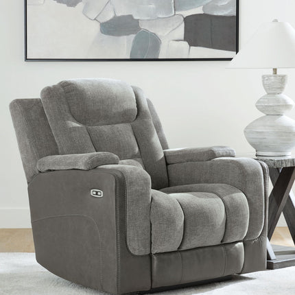 Mixed Motion - Power Recliner With Adjustable Headrest