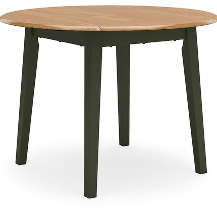 Gesthaven - Round Dining Room Drop Leaf Table Set