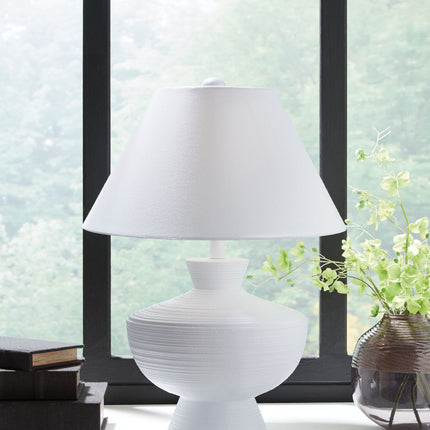 Harelwood - Poly Table Lamp - White