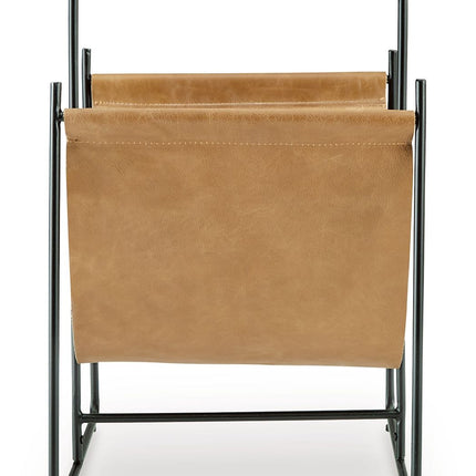 Faronworth - Magazine Rack - Brown / Black