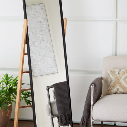 Bronick - Floor Mirror - Black / Brown