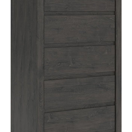 Fraluna - Five Drawer Chest - Charcoal