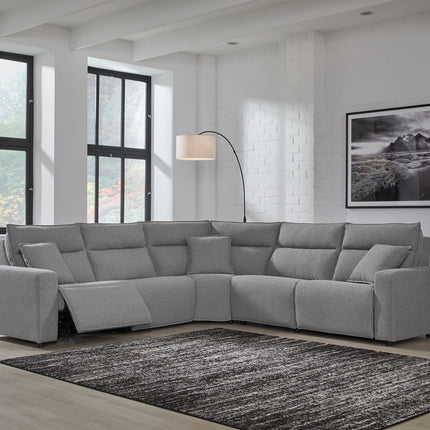 Modmax II - Reclining Sectional - Salt And Pepper