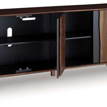 Welby - Accent Cabinet - Brown / Charcoal