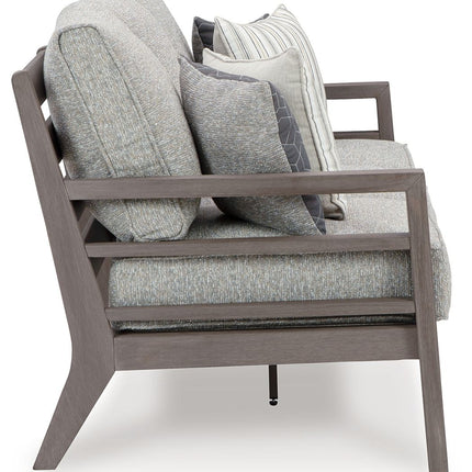 Hillside Barn - Sofa With Cushion - Gray / Brown