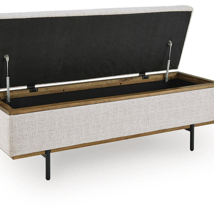 Dettaford Next-Gen Nuvella - Storage Bench - Stone