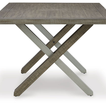 Krystanza - Rectangular Dining Room Table - Weathered Gray