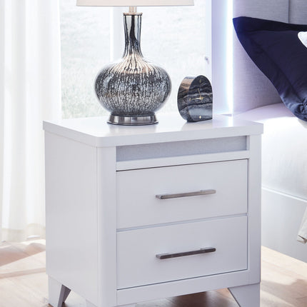Jarlee - Two Drawer Night Stand - White