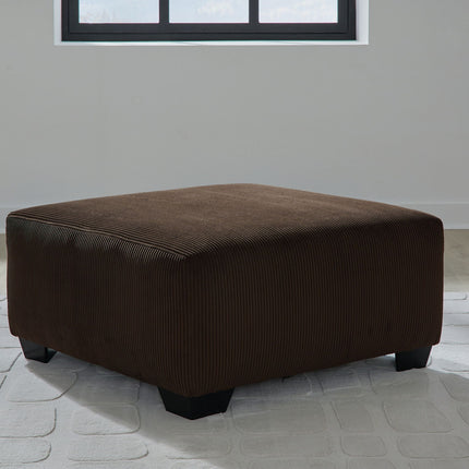 Kimlee - Oversized Accent Ottoman - Chocolate