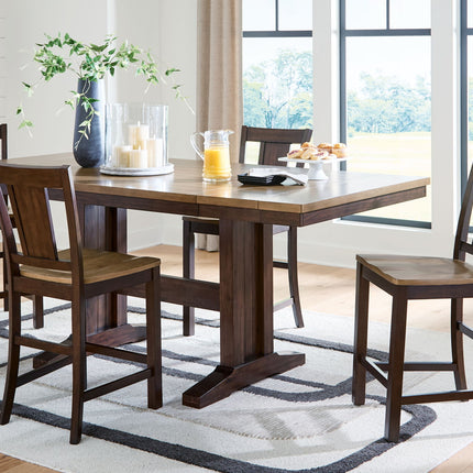 Rylandeen - Counter Height Extension Dining Table Set