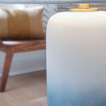 Lemrich - Ceramic Table Lamp  - White