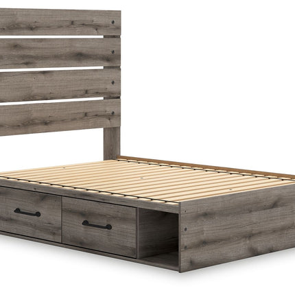 Graystorm - Panel Storage Bed