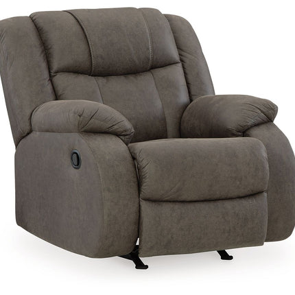 First Base - Rocker Recliner - Gunmetal