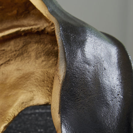 Melinda - Sculpture - Black / Gold Finish
